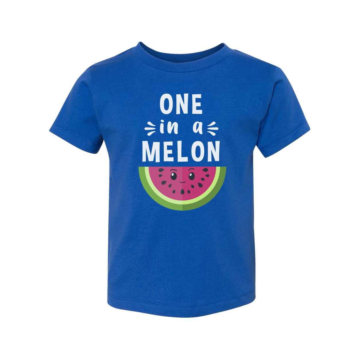 One In A Melon Unisex T Shirt With Watermelon Face Graphic