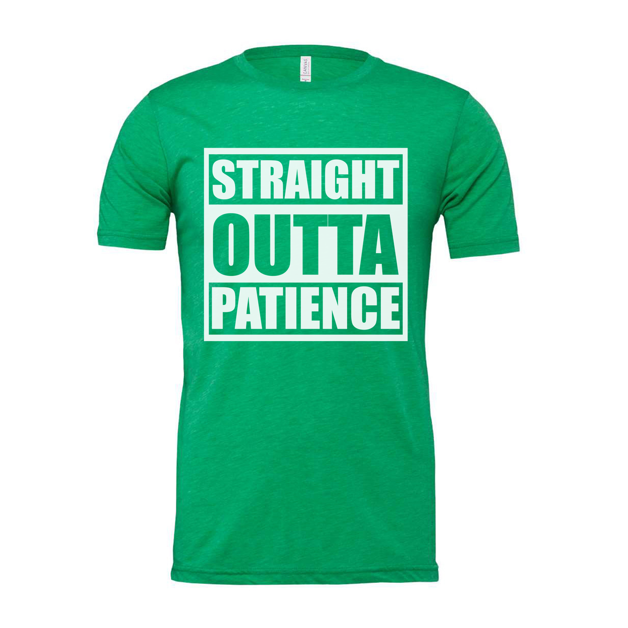 Straight Outta Patience Graphic T Shirt For Men And Women Unisex Casual Short Sleeve Tee