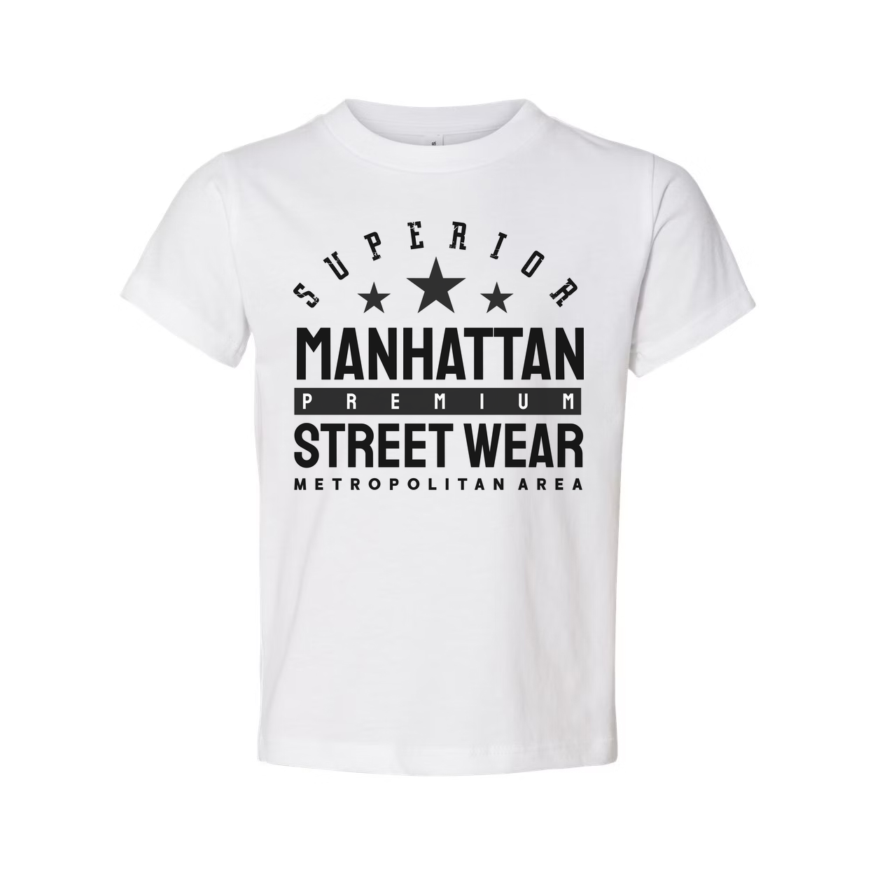 Superior Manhattan Street Wear Premium T Shirt Metropolitan Area Graphic Tee Unisex Short Sleeve Cotton Shirt