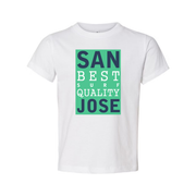 Unisex White Graphic T Shirt With San Best Surf Quality Jose Artwork For Casual Everyday Comfort Wear
