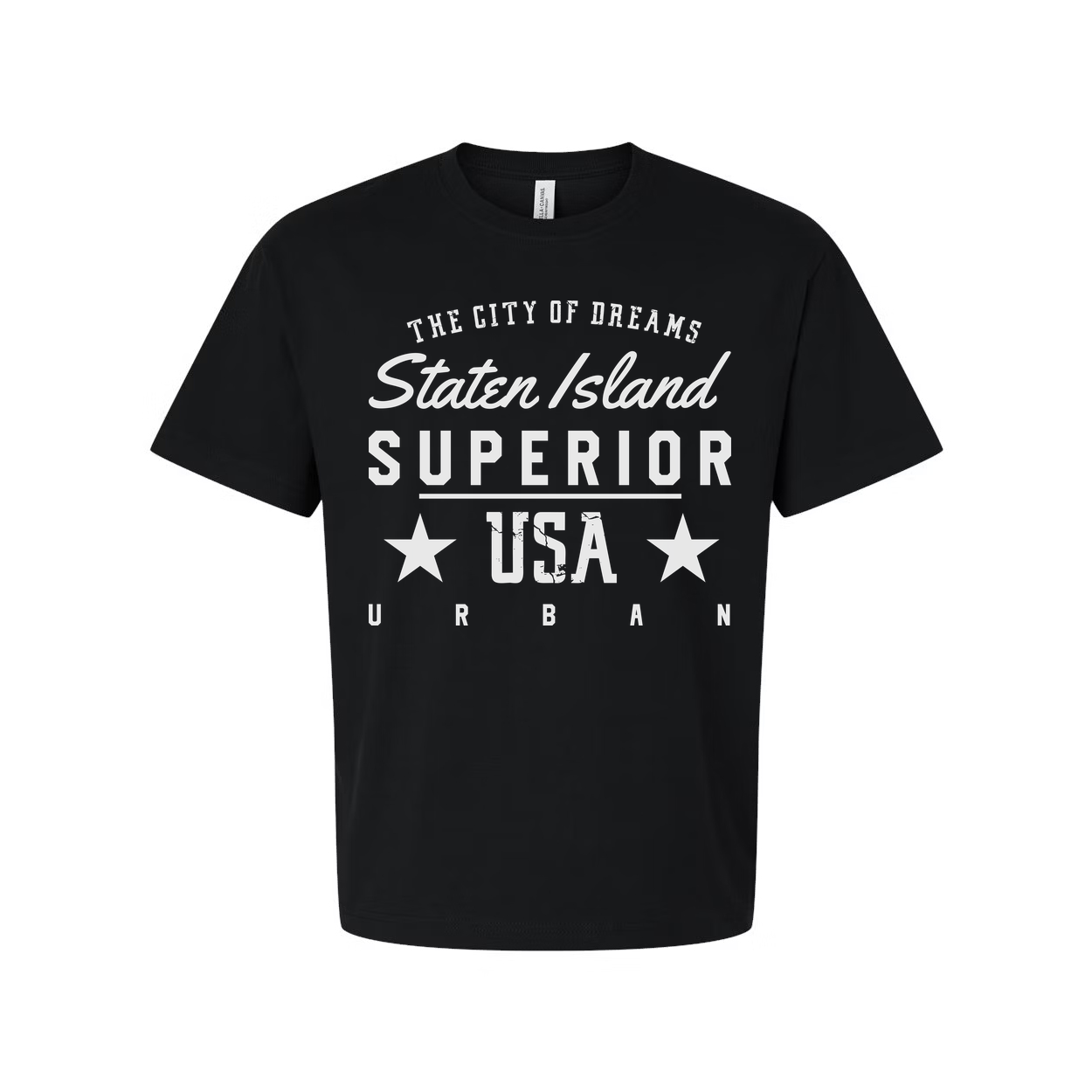 Staten Island Urban Graphic T Shirt The City Of Dreams Superior USA Unisex Tee Cotton