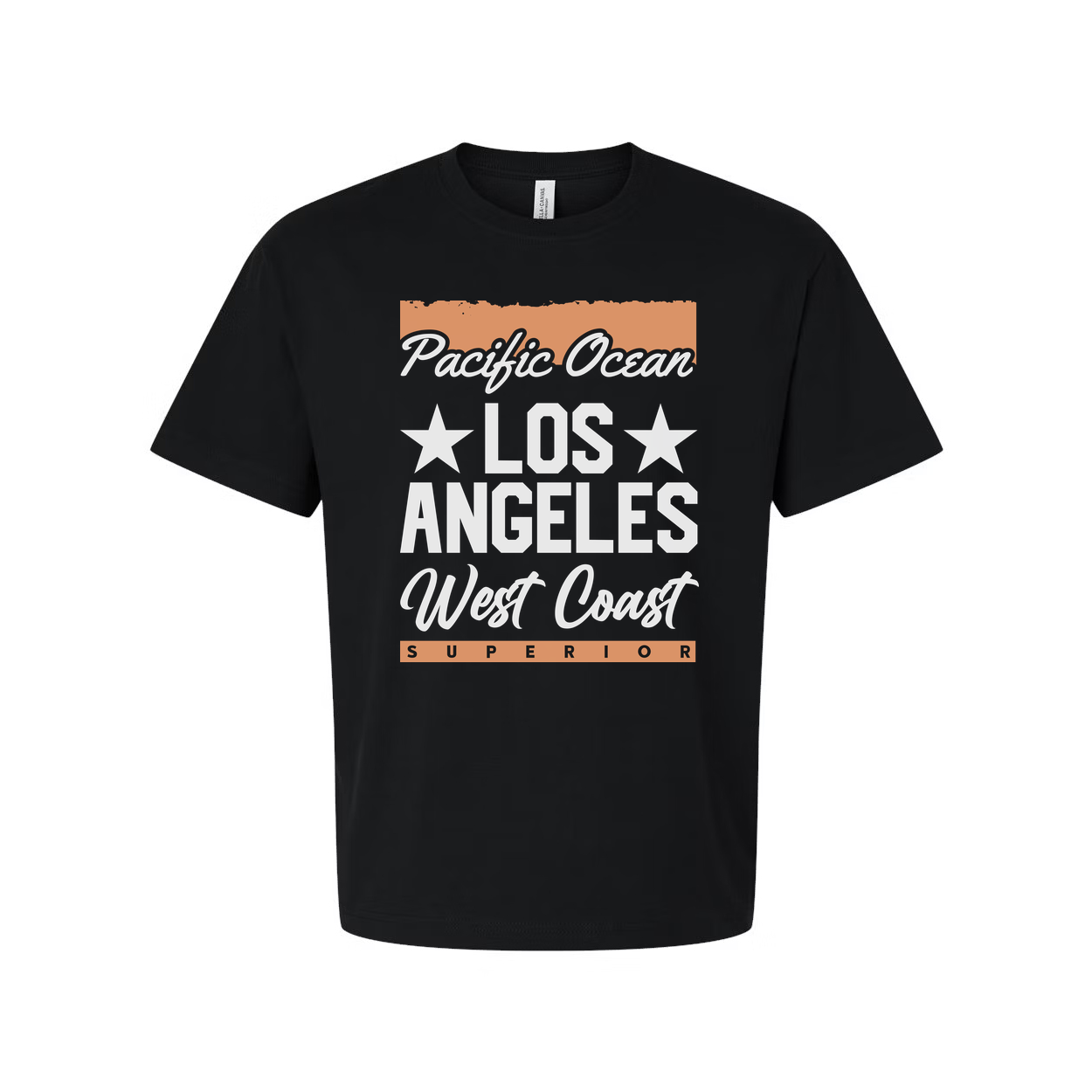 Pacific Ocean Los Angeles West Coast Graphic T Shirt Unisex Short Sleeve Superior