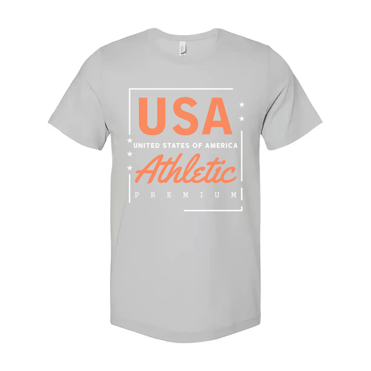 USA Athletic Premium Unisex Graphic T Shirt Modern Sports Shirt For Men And Women