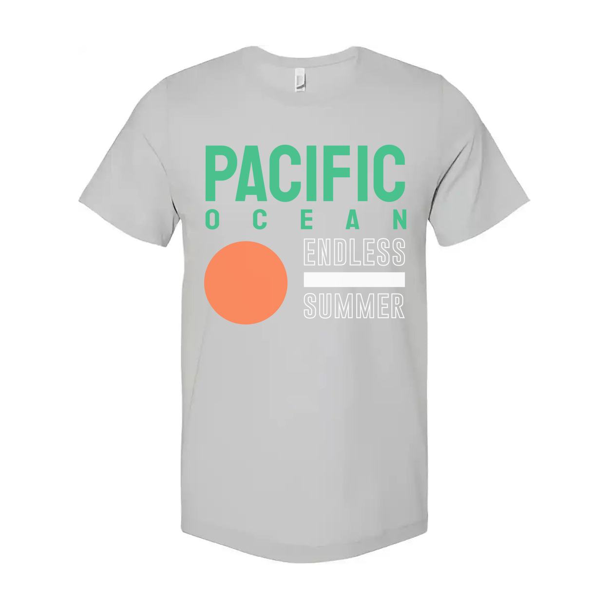 Pacific Ocean Endless Summer Graphic T Shirt For Men Women Unisex Tee Casual Wear