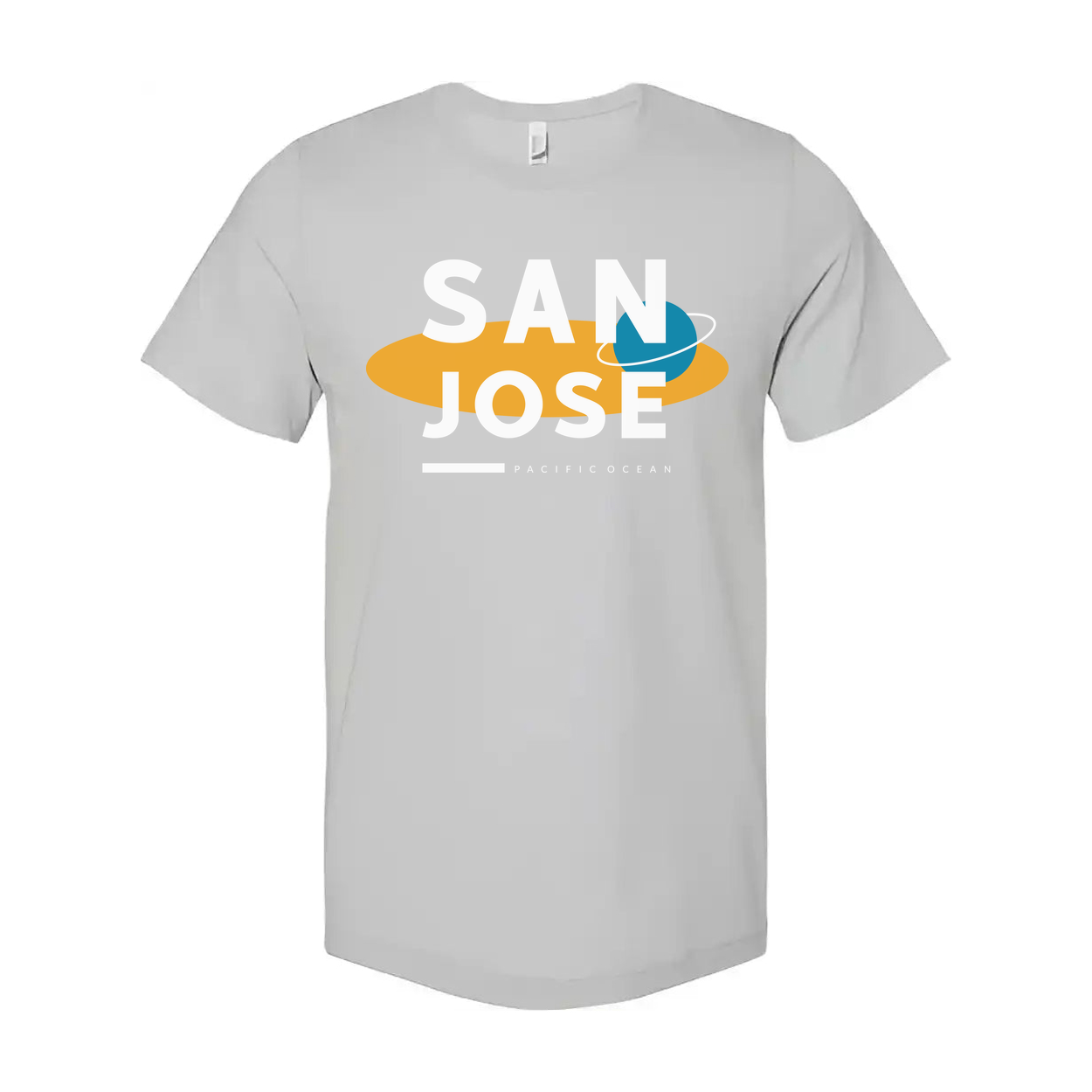 San Jose Pacific Ocean Graphic T Shirt For Men Women Unisex Tee Short Sleeve Casual Fit