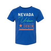 Nevada Urban Denim Streetwear Graphic T Shirt Unisex Cotton Tee With Creative Design