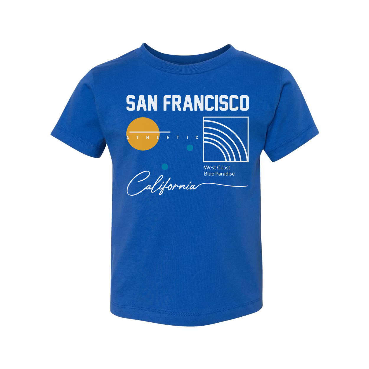 San Francisco California Graphic Tee Unisex T Shirt With Abstract City Art Design