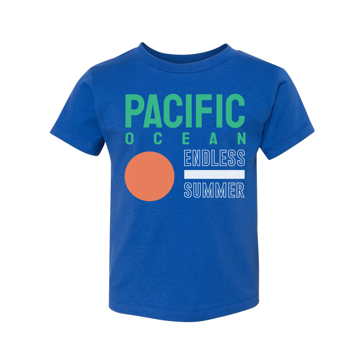 Pacific Ocean Endless Summer Graphic T Shirt For Men Women Unisex Tee Casual Wear