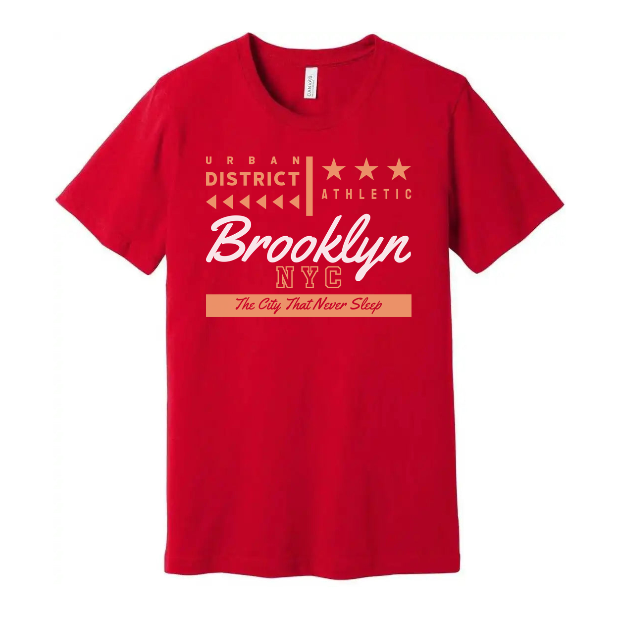 Urban District Athletic Brooklyn NYC Graphic T Shirt For Unisex Adults Vintage Tee