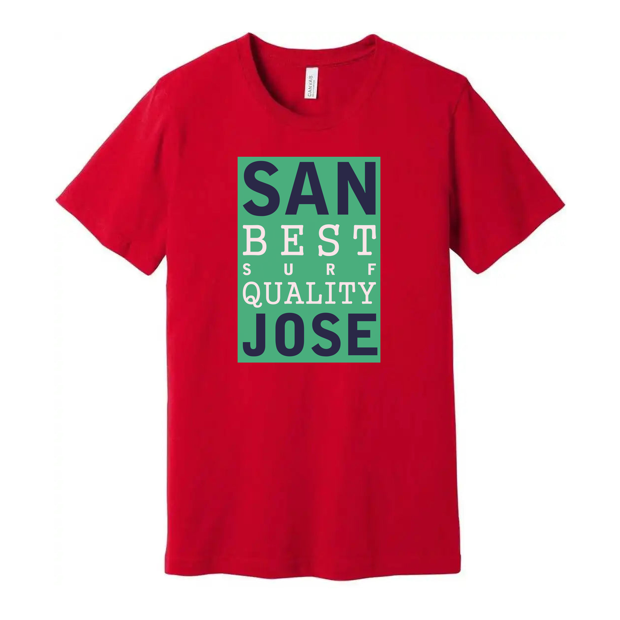 Unisex White Graphic T Shirt With San Best Surf Quality Jose Artwork For Casual Everyday Comfort Wear