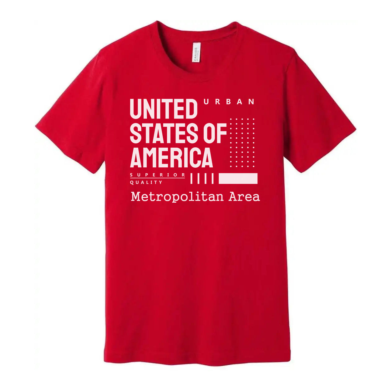 Urban United States Of America Unisex T Shirt With Metropolitan Area Graphic Print
