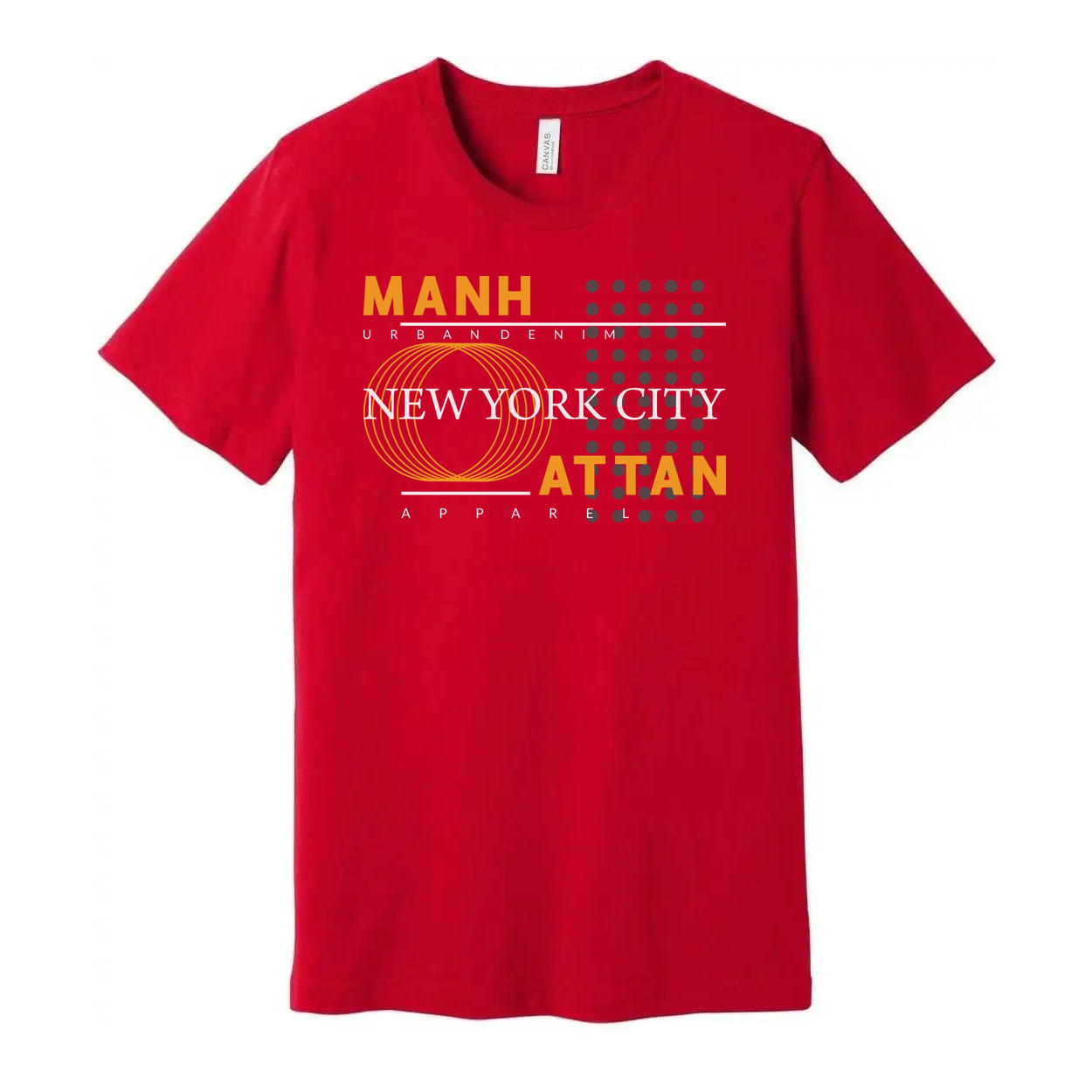 Manhattan New York City Graphic T Shirt For Men Women Unisex Urban Apparel Casual Design