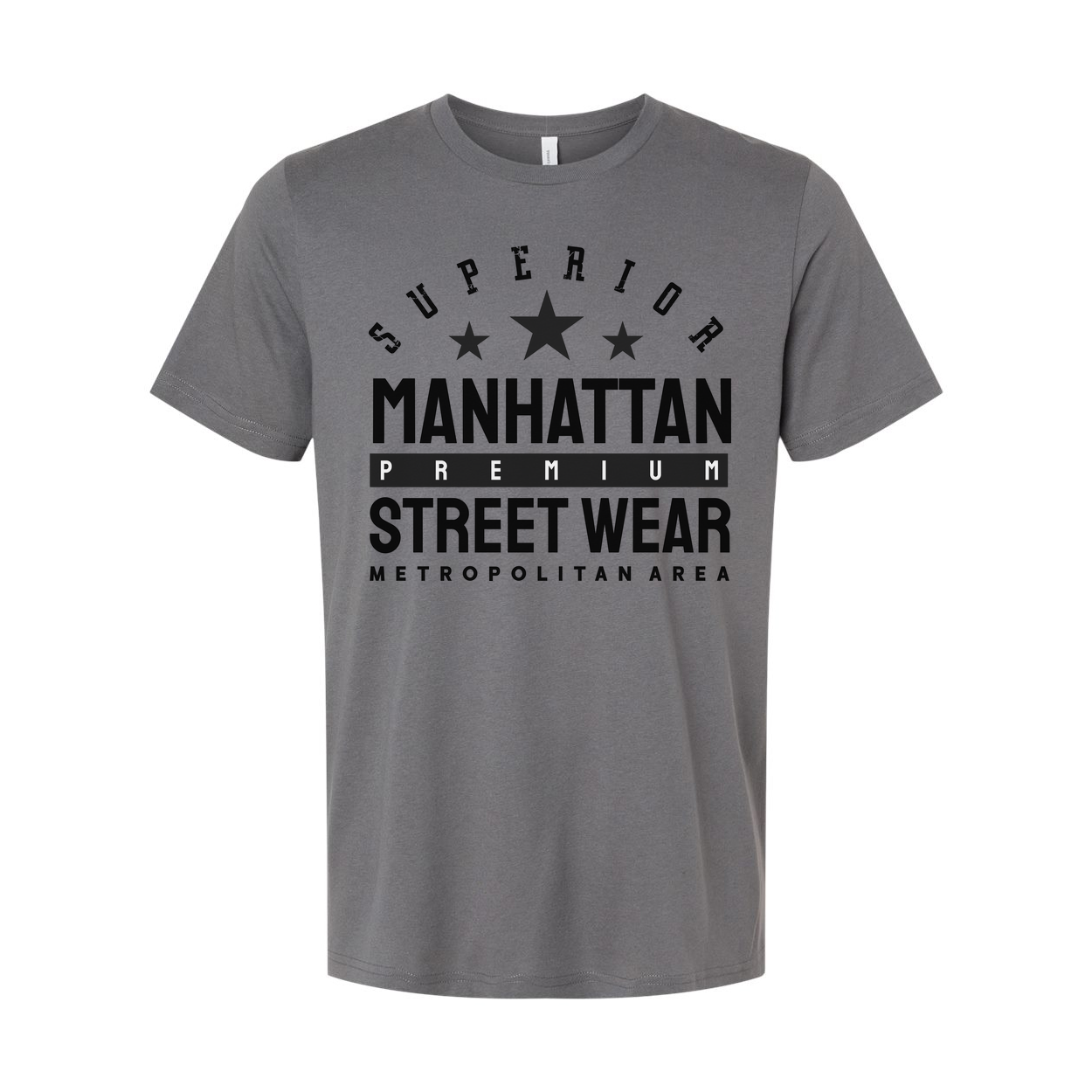 Superior Manhattan Street Wear Premium T Shirt Metropolitan Area Graphic Tee Unisex Short Sleeve Cotton Shirt