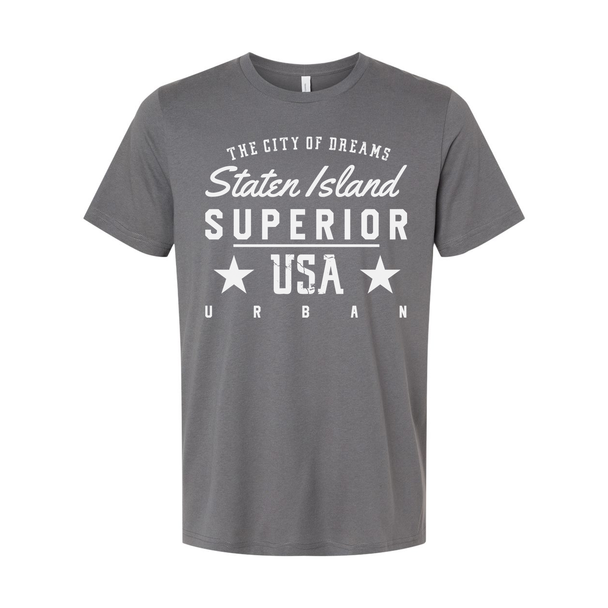Staten Island Urban Graphic T Shirt The City Of Dreams Superior USA Unisex Tee Cotton