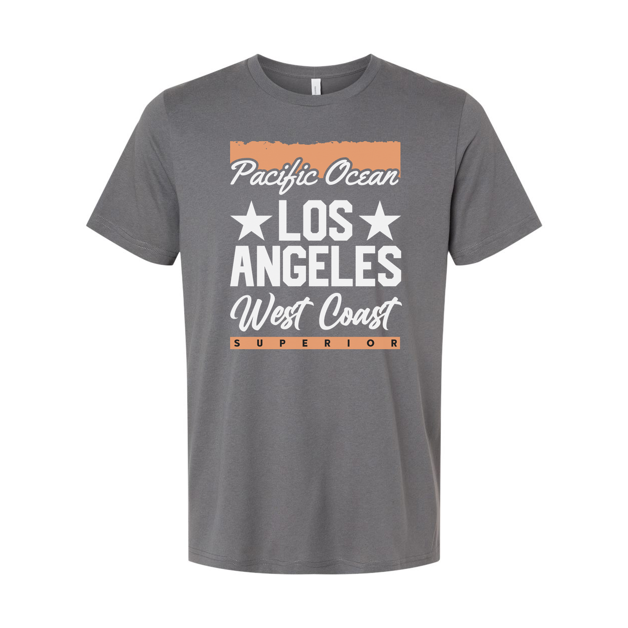 Pacific Ocean Los Angeles West Coast Graphic T Shirt Unisex Short Sleeve Superior