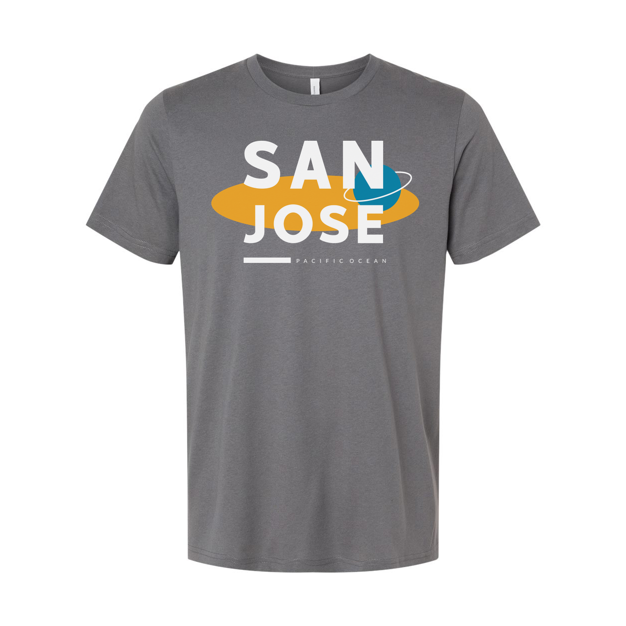 San Jose Pacific Ocean Graphic T Shirt For Men Women Unisex Tee Short Sleeve Casual Fit