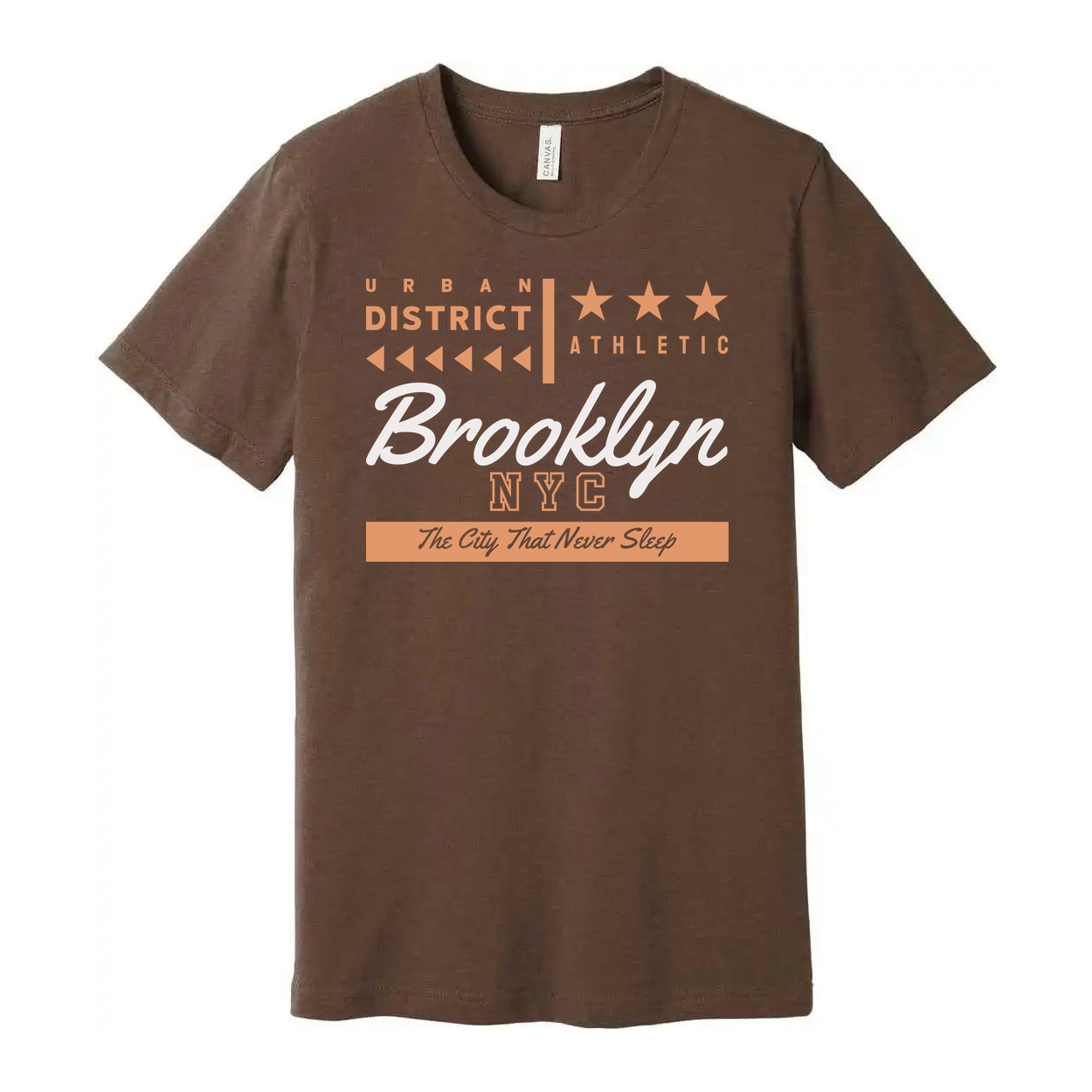 Urban District Athletic Brooklyn NYC Graphic T Shirt For Unisex Adults Vintage Tee