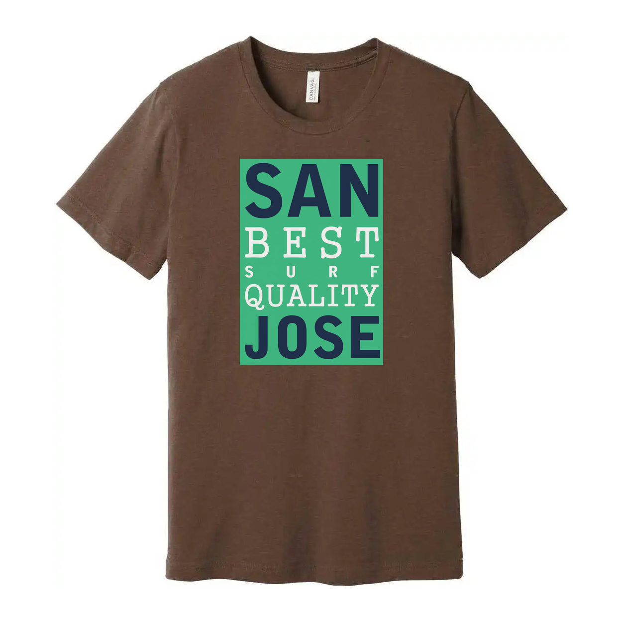 Unisex White Graphic T Shirt With San Best Surf Quality Jose Artwork For Casual Everyday Comfort Wear