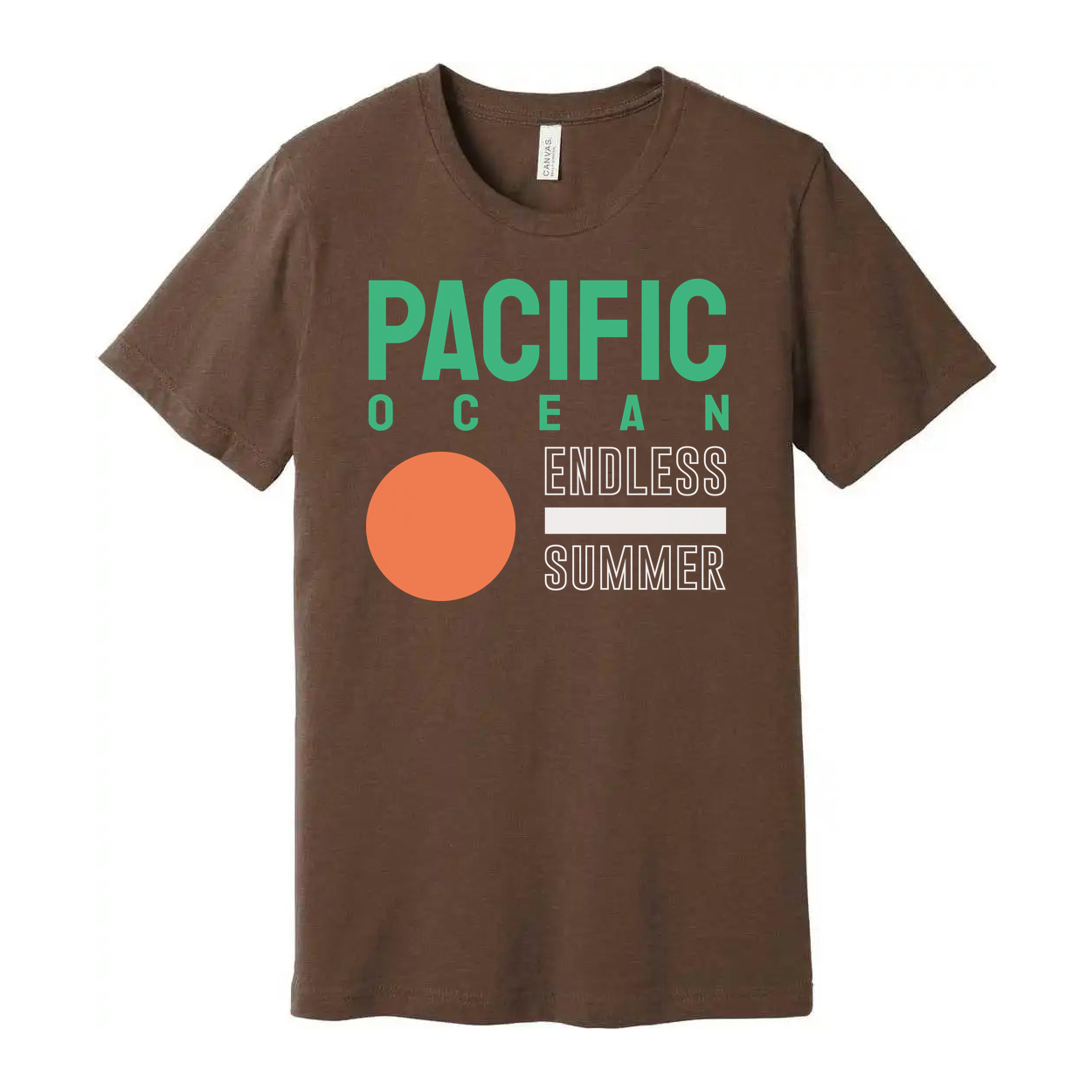 Pacific Ocean Endless Summer Graphic T Shirt For Men Women Unisex Tee Casual Wear