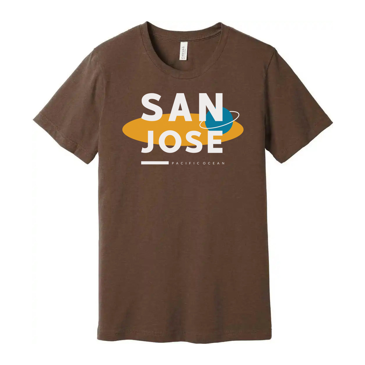 San Jose Pacific Ocean Graphic T Shirt For Men Women Unisex Tee Short Sleeve Casual Fit