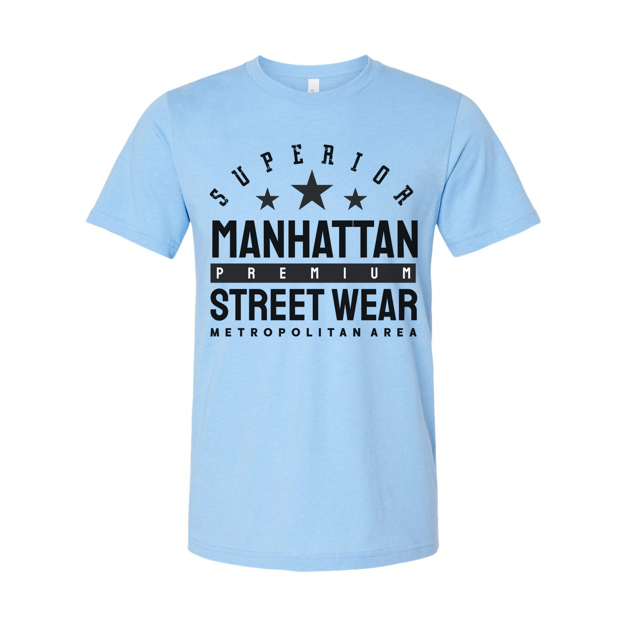 Superior Manhattan Street Wear Premium T Shirt Metropolitan Area Graphic Tee Unisex Short Sleeve Cotton Shirt