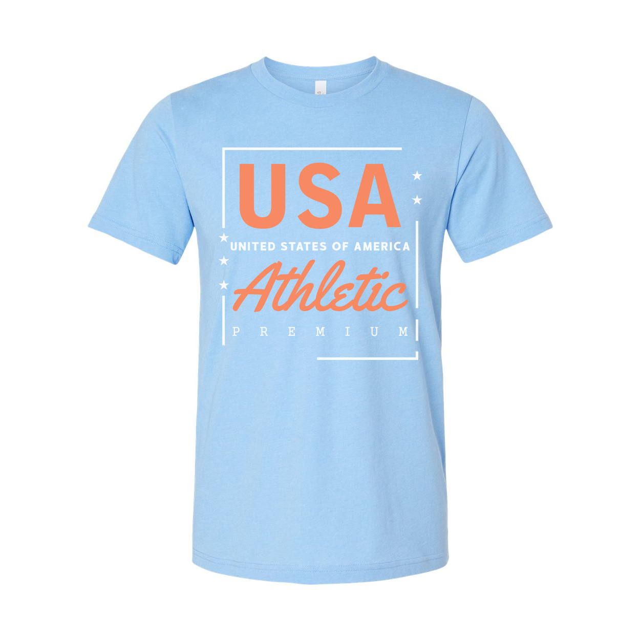 USA Athletic Premium Unisex Graphic T Shirt Modern Sports Shirt For Men And Women