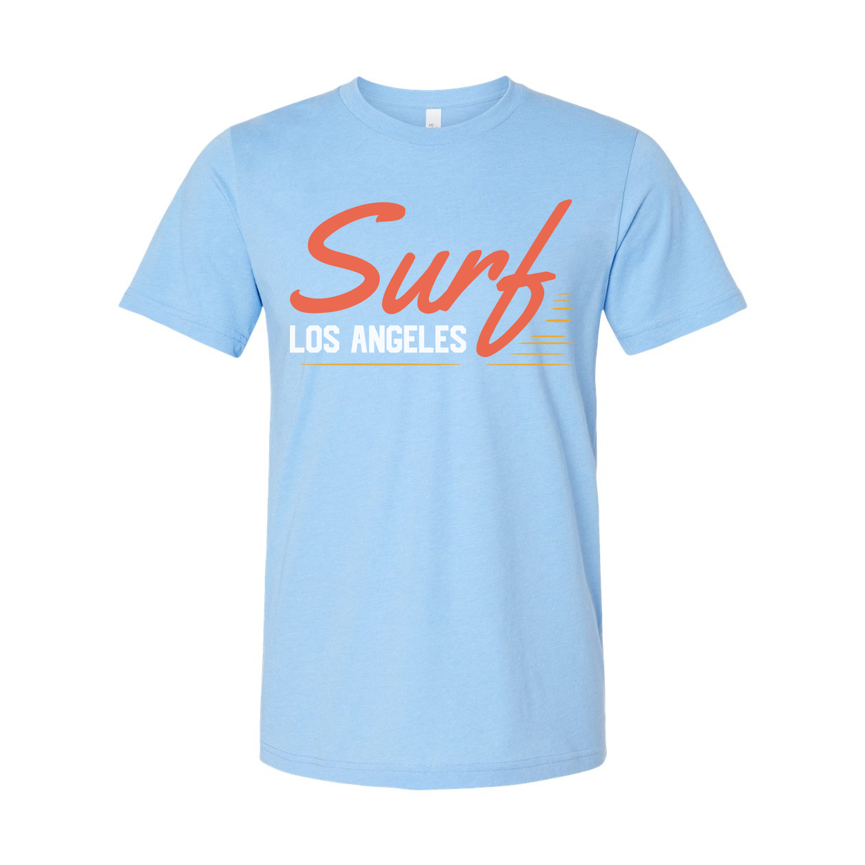 Surf Los Angeles Graphic T Shirt Unisex Short Sleeve Tee For Men Women Casual Wear