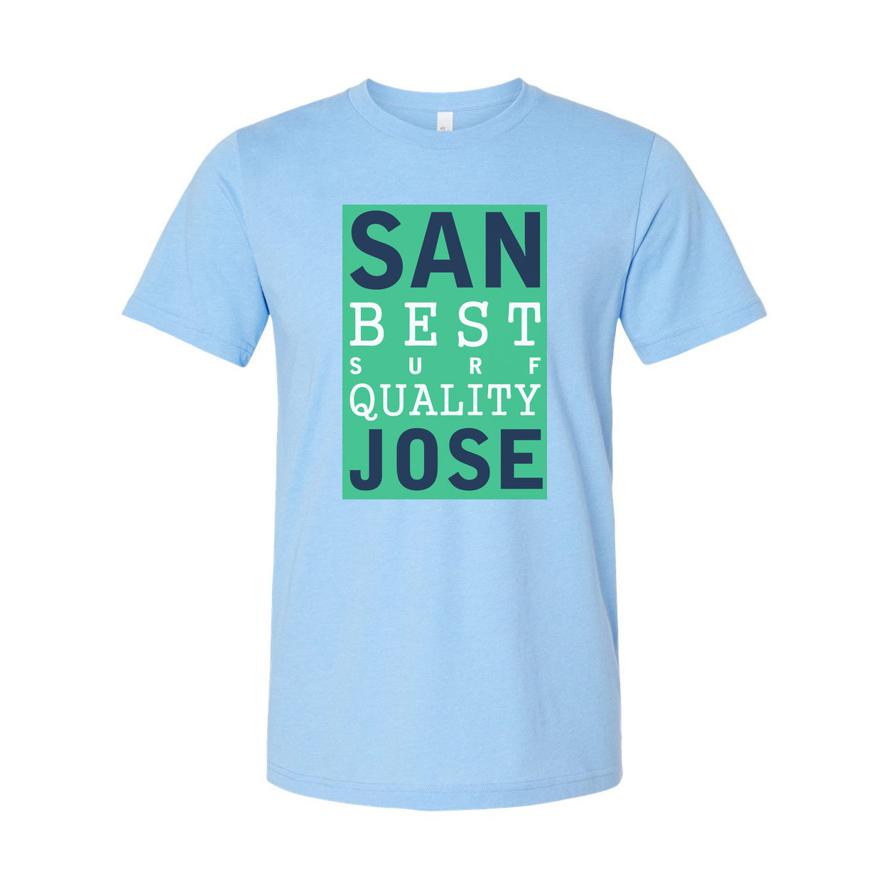 Unisex White Graphic T Shirt With San Best Surf Quality Jose Artwork For Casual Everyday Comfort Wear