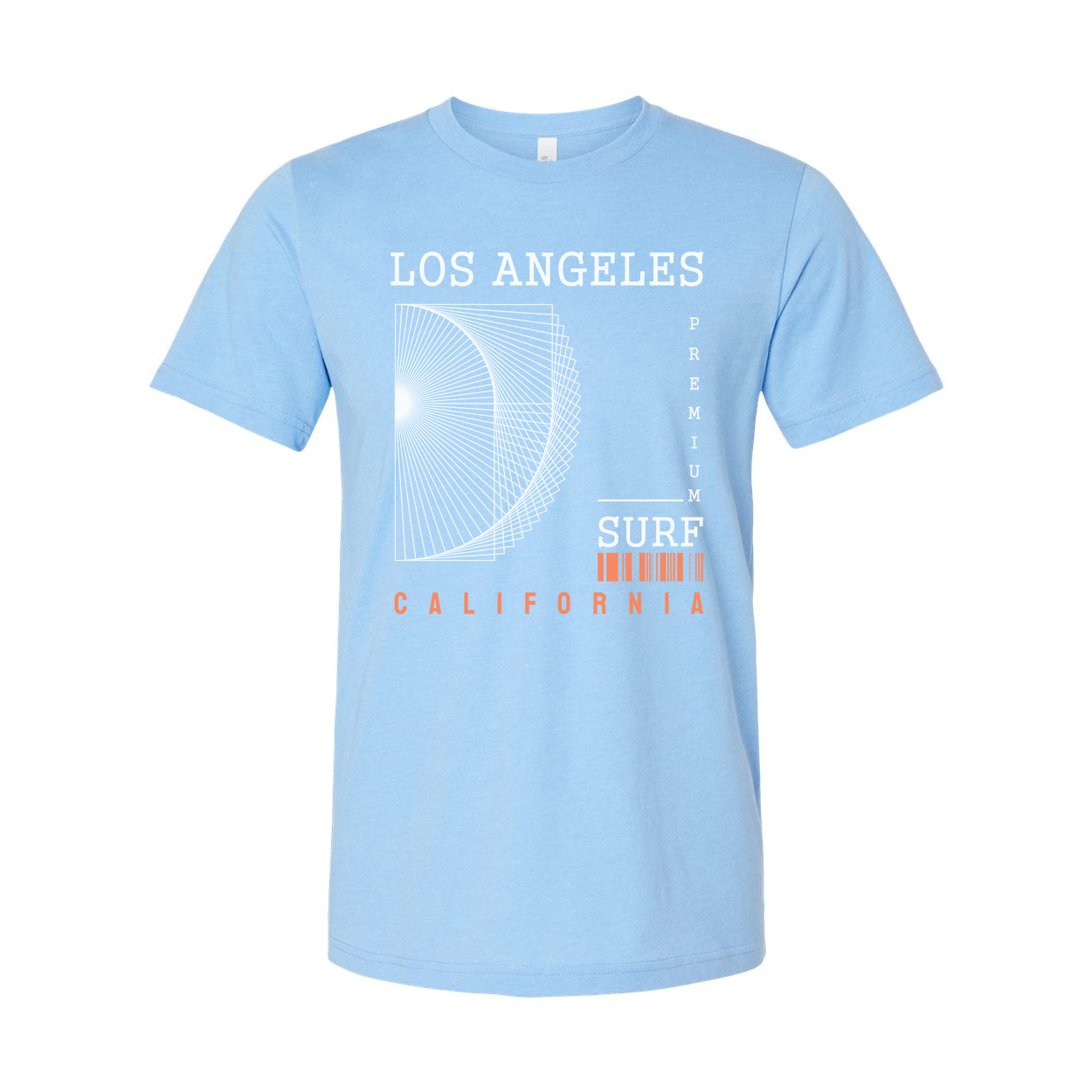Los Angeles Premium Surf California Graphic T Shirt For Men And Women Unisex