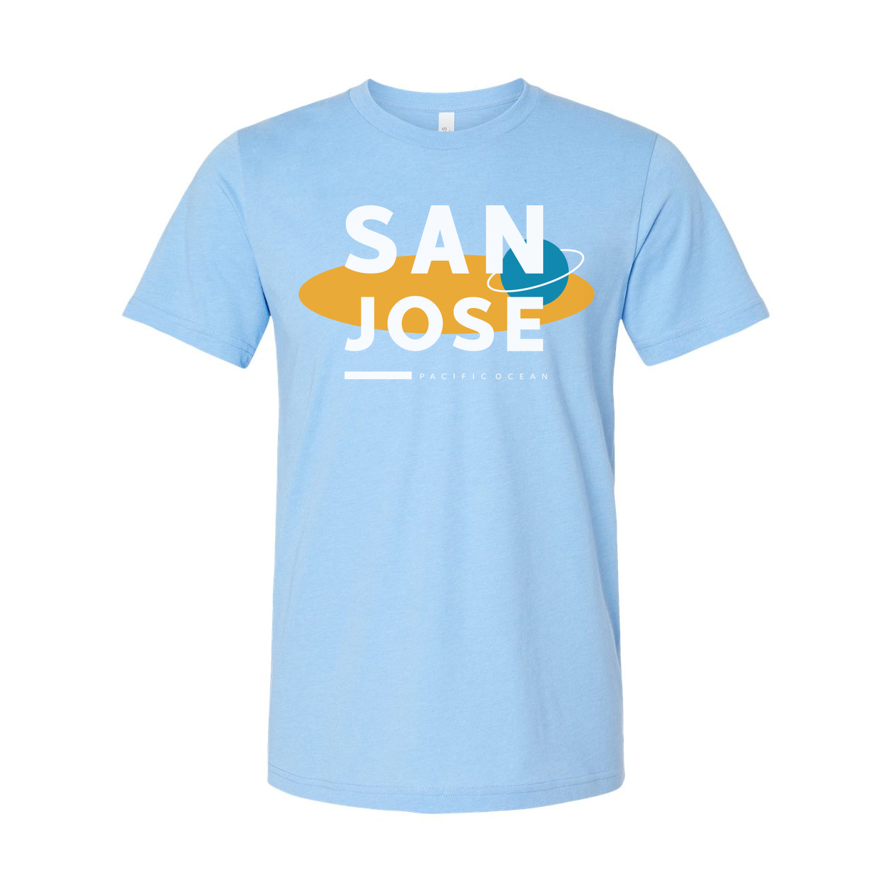 San Jose Pacific Ocean Graphic T Shirt For Men Women Unisex Tee Short Sleeve Casual Fit