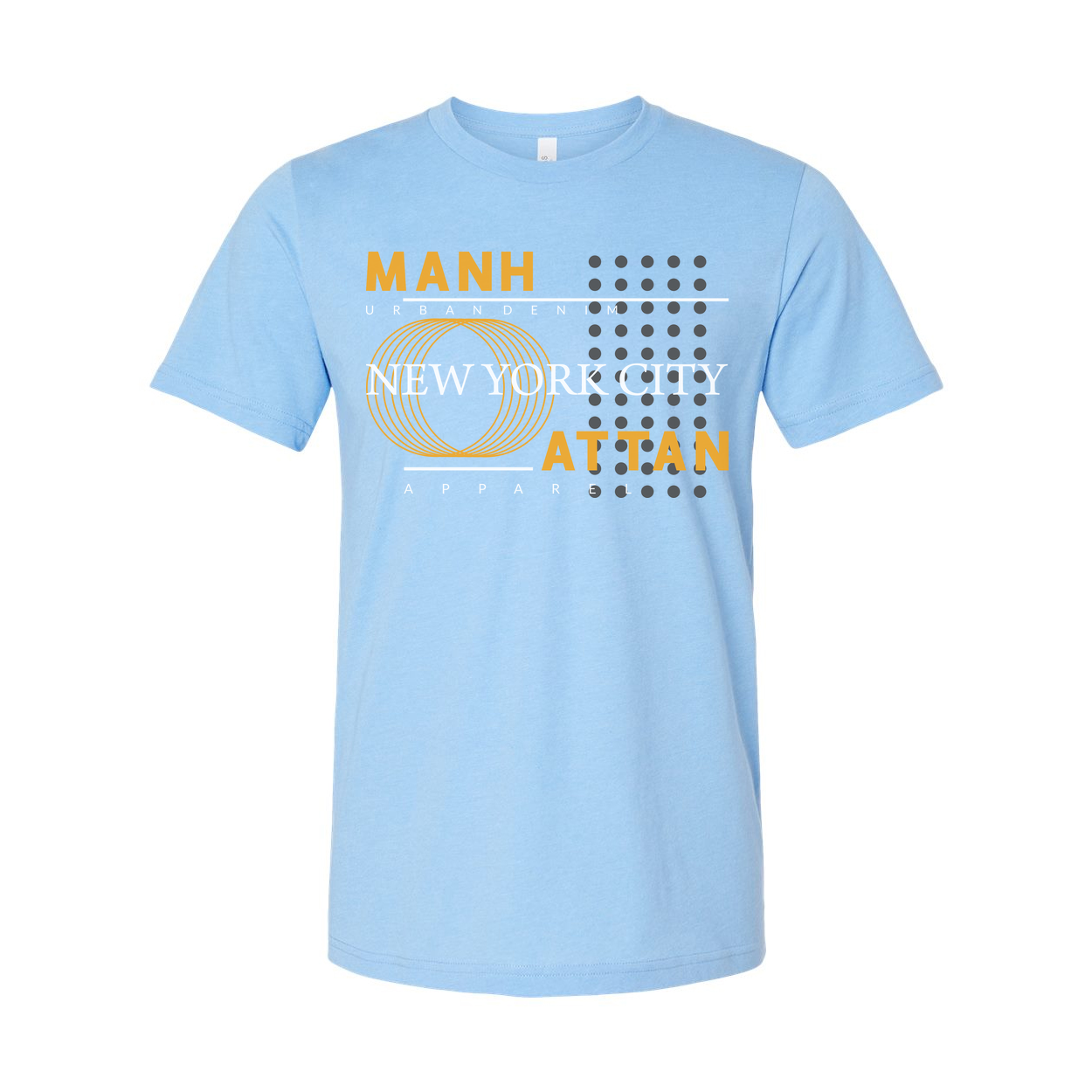 Manhattan New York City Graphic T Shirt For Men Women Unisex Urban Apparel Casual Design