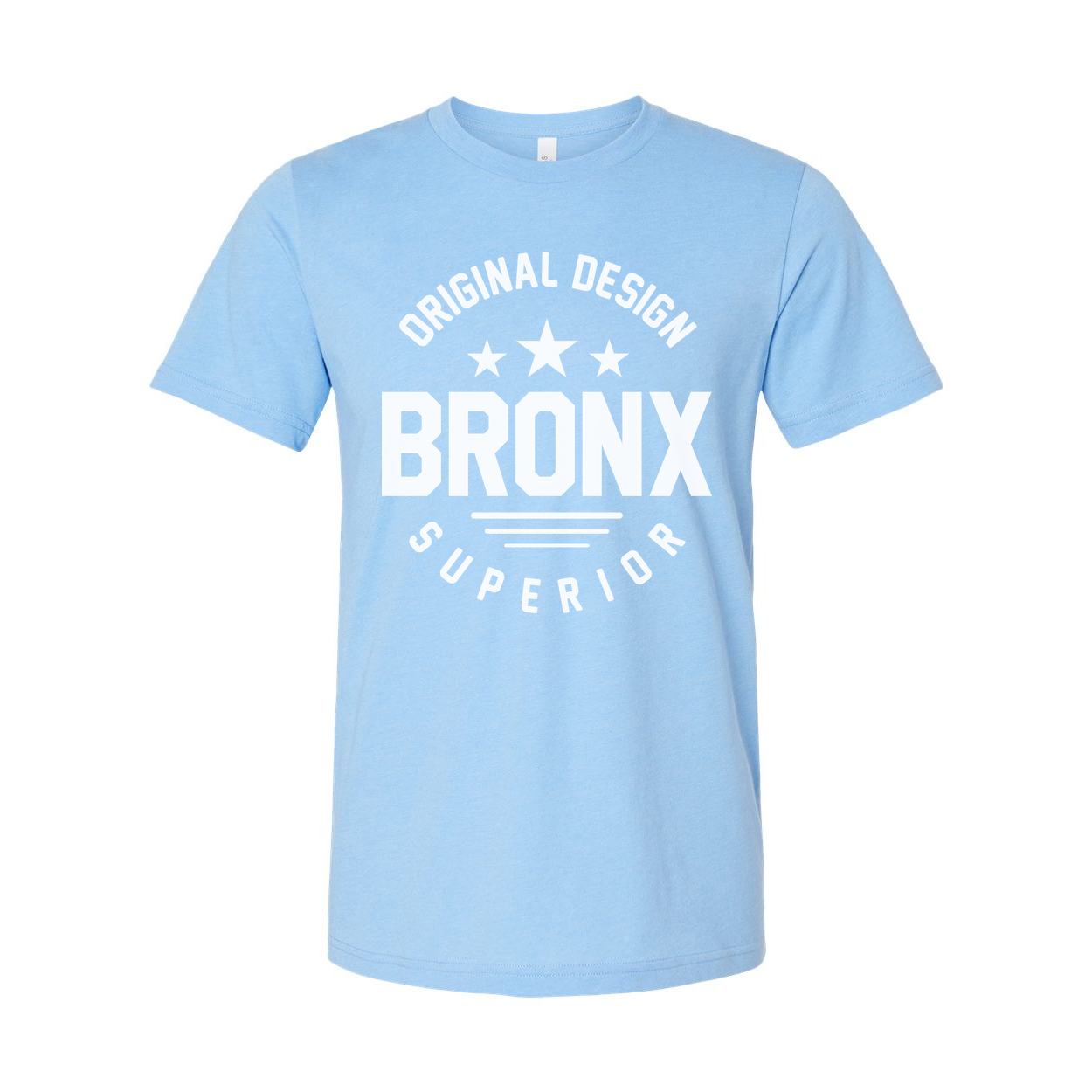 Original Design Bronx Unisex Cotton T Shirt With Bold Bronx Graphic And Stars Print