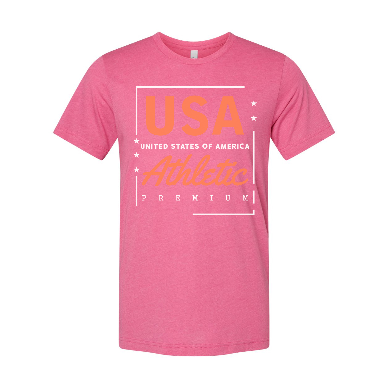 USA Athletic Premium Unisex Graphic T Shirt Modern Sports Shirt For Men And Women