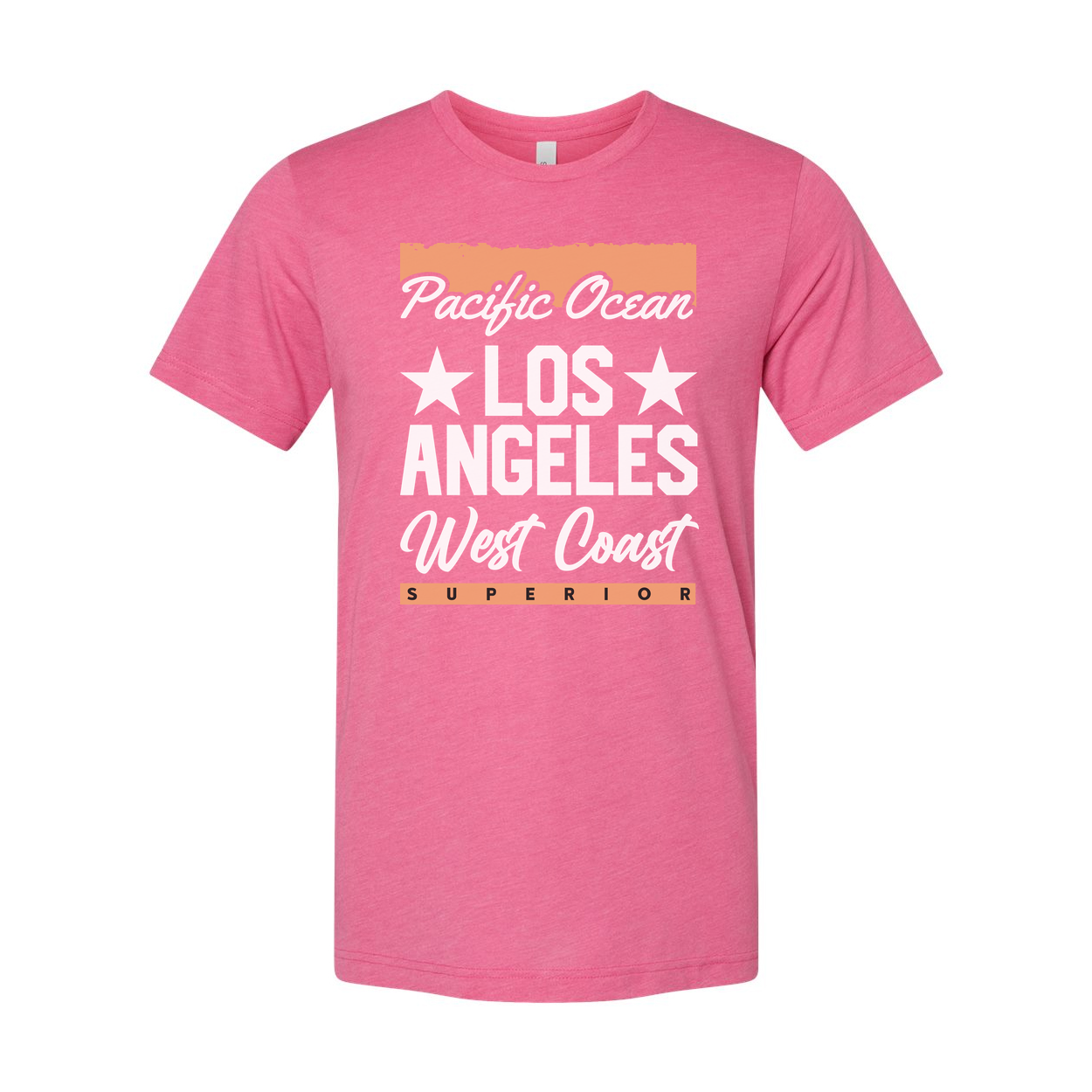 Pacific Ocean Los Angeles West Coast Graphic T Shirt Unisex Short Sleeve Superior