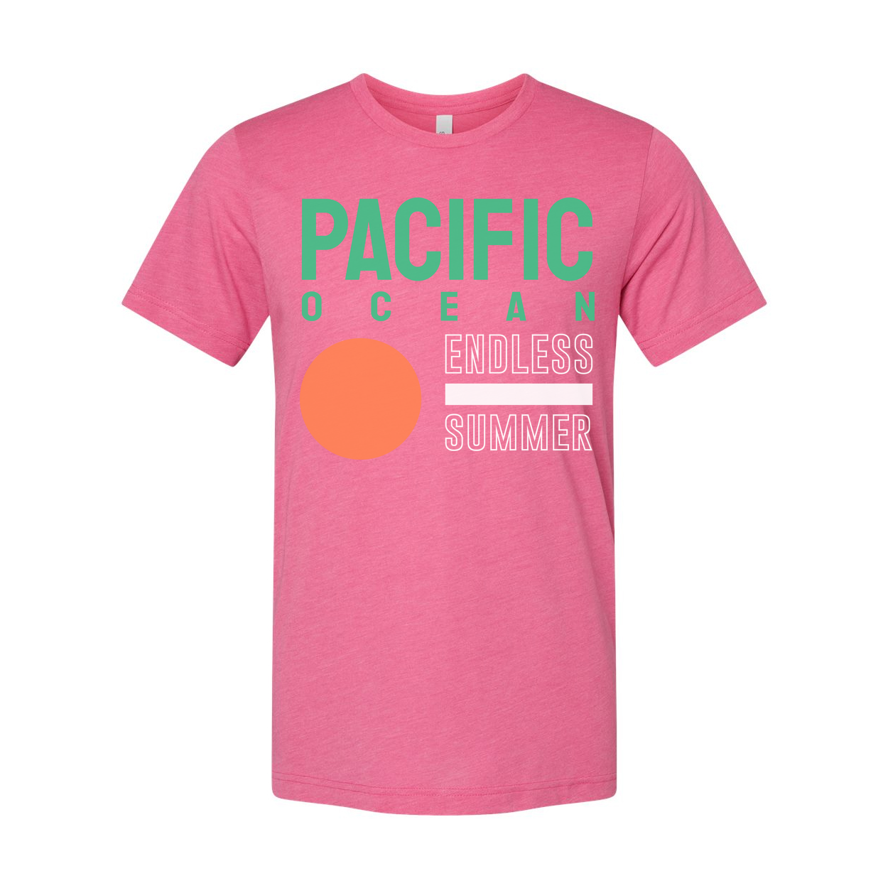 Pacific Ocean Endless Summer Graphic T Shirt For Men Women Unisex Tee Casual Wear