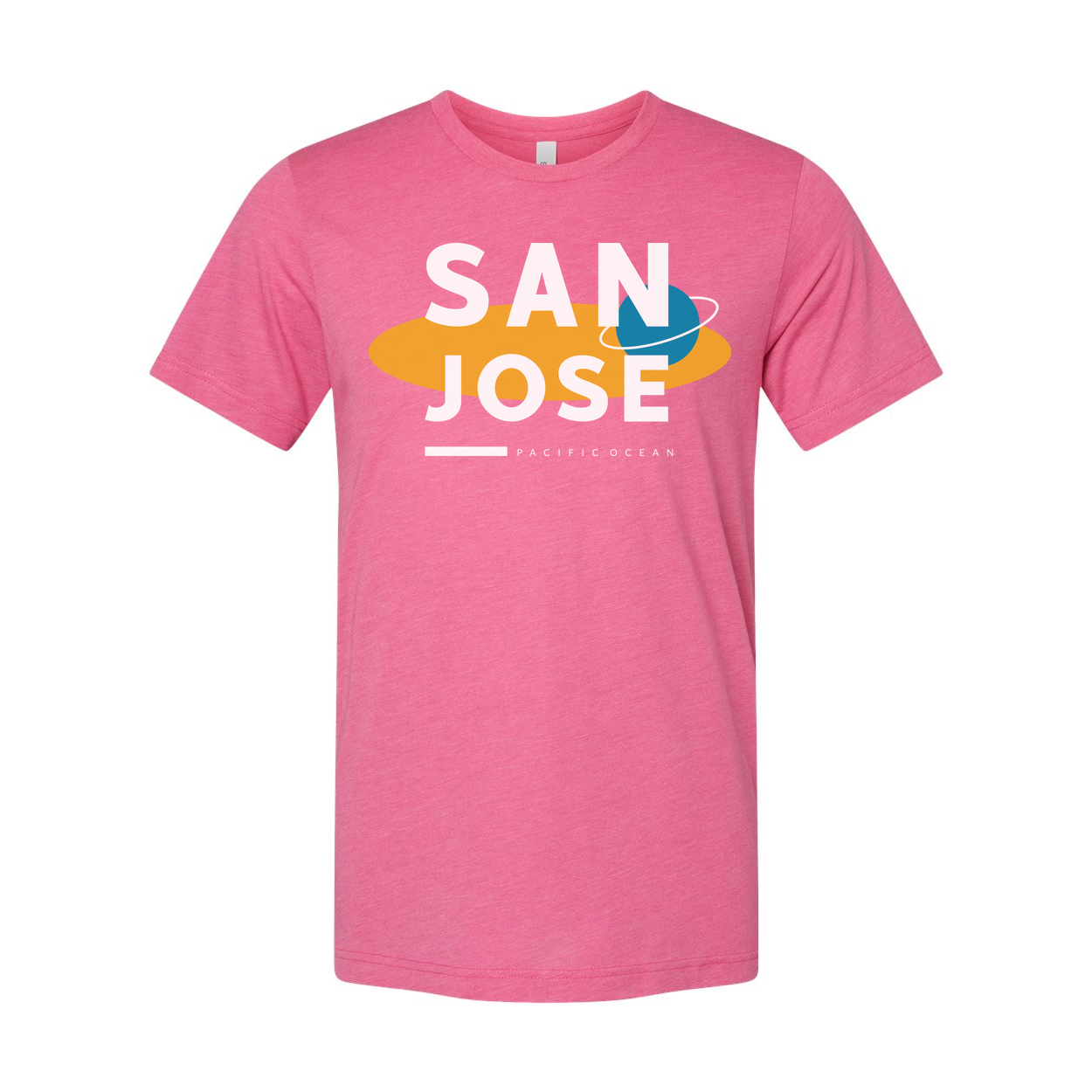 San Jose Pacific Ocean Graphic T Shirt For Men Women Unisex Tee Short Sleeve Casual Fit