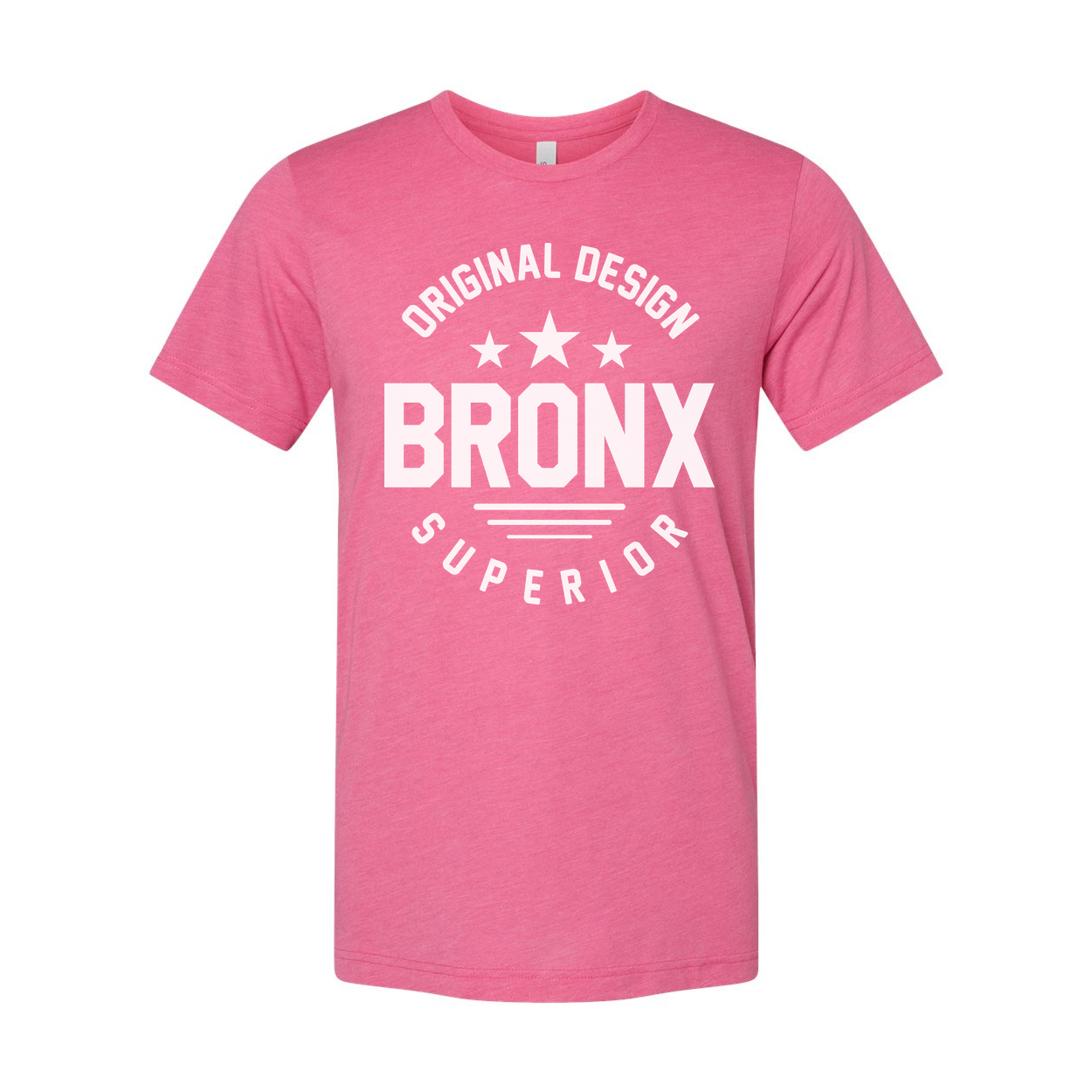 Original Design Bronx Unisex Cotton T Shirt With Bold Bronx Graphic And Stars Print