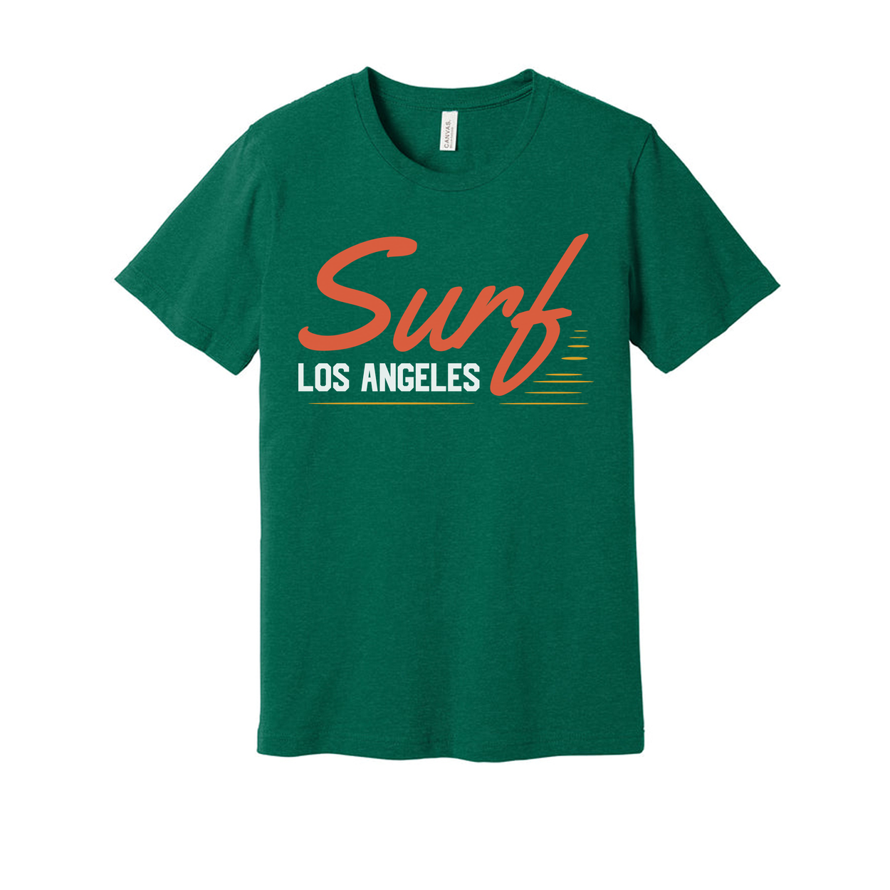 Surf Los Angeles Graphic T Shirt Unisex Short Sleeve Tee For Men Women Casual Wear