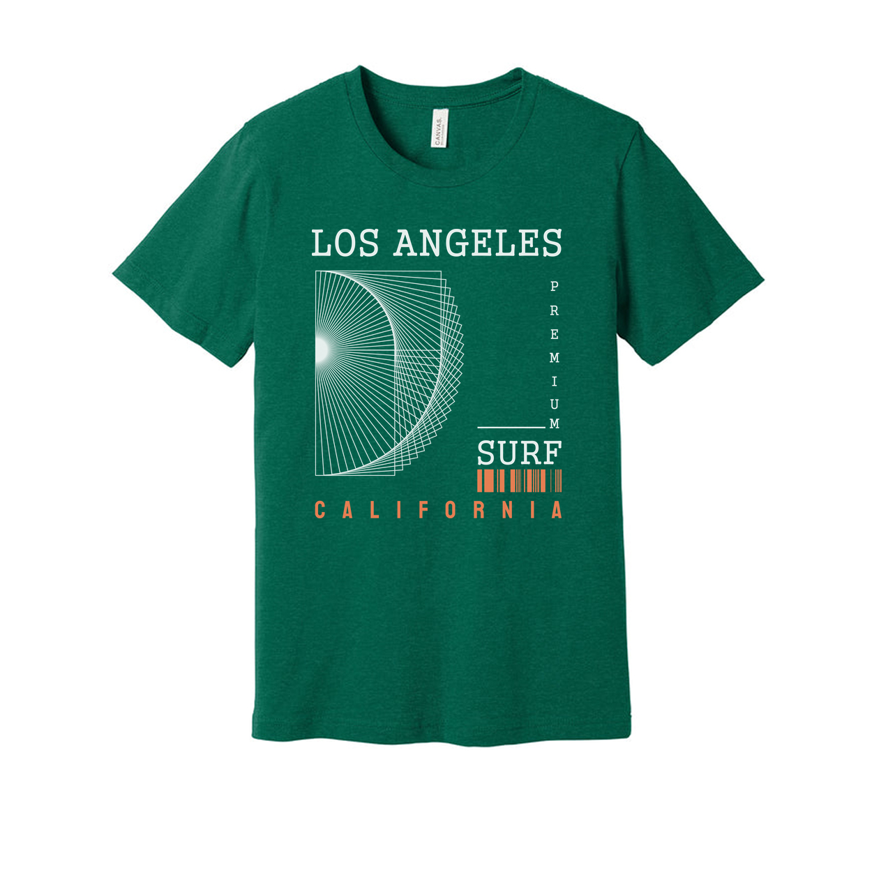 Los Angeles Premium Surf California Graphic T Shirt For Men And Women Unisex