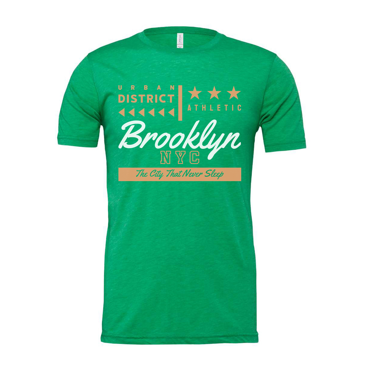 Urban District Athletic Brooklyn NYC Graphic T Shirt For Unisex Adults Vintage Tee