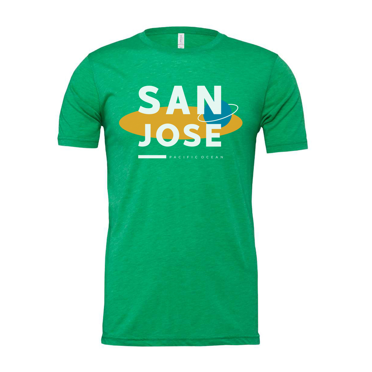 San Jose Pacific Ocean Graphic T Shirt For Men Women Unisex Tee Short Sleeve Casual Fit