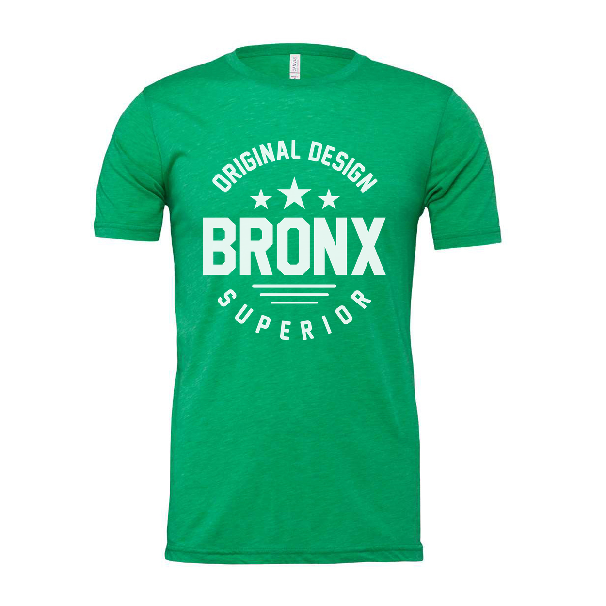 Original Design Bronx Unisex Cotton T Shirt With Bold Bronx Graphic And Stars Print