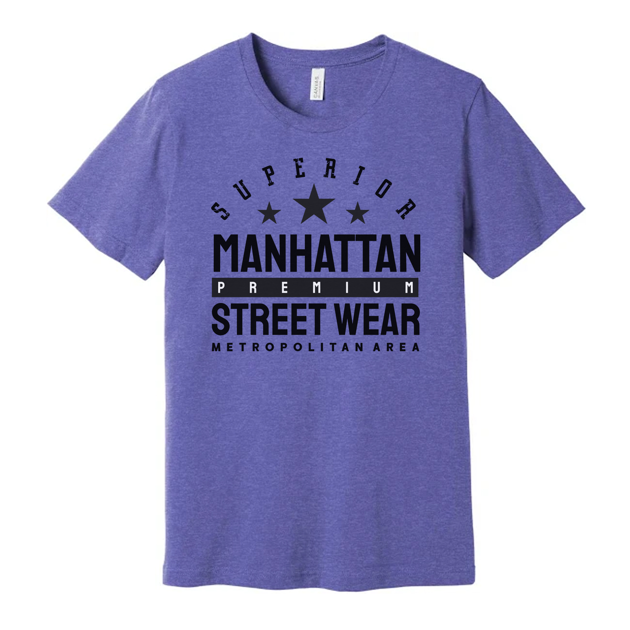 Superior Manhattan Street Wear Premium T Shirt Metropolitan Area Graphic Tee Unisex Short Sleeve Cotton Shirt