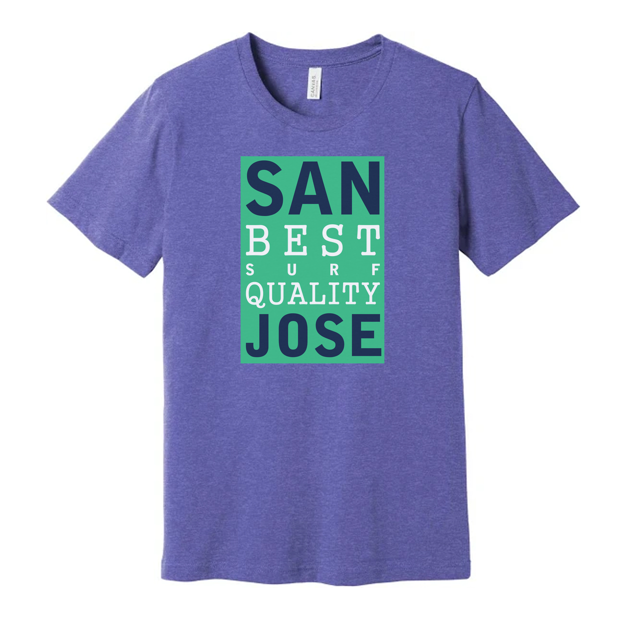 Unisex White Graphic T Shirt With San Best Surf Quality Jose Artwork For Casual Everyday Comfort Wear