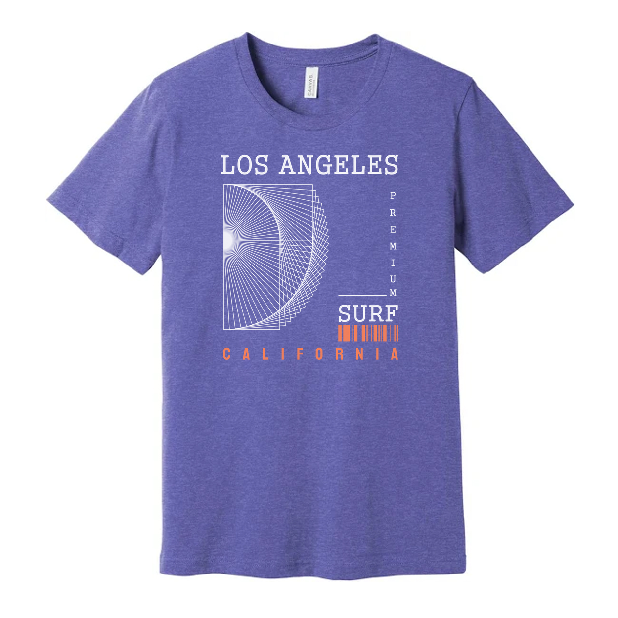 Los Angeles Premium Surf California Graphic T Shirt For Men And Women Unisex