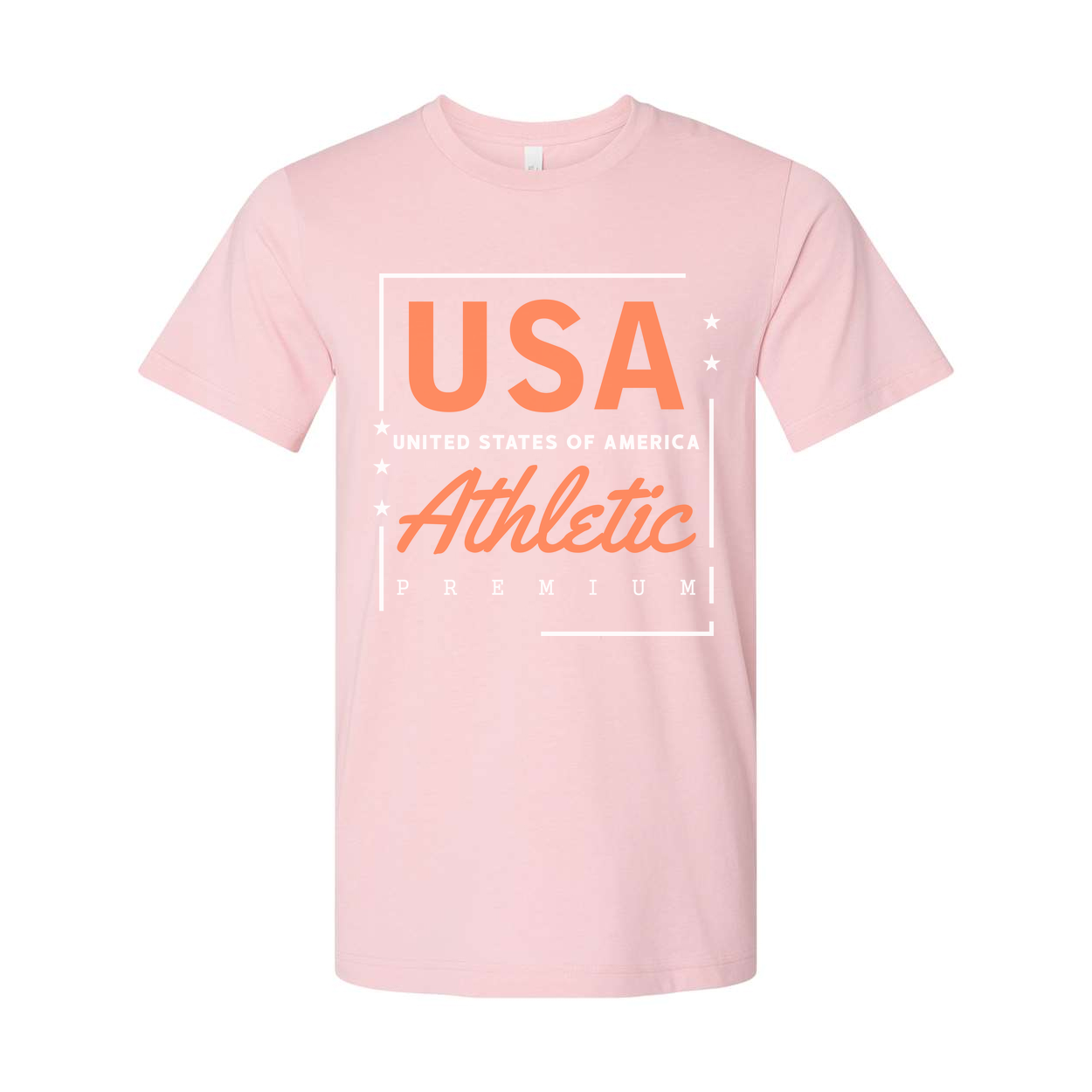 USA Athletic Premium Unisex Graphic T Shirt Modern Sports Shirt For Men And Women
