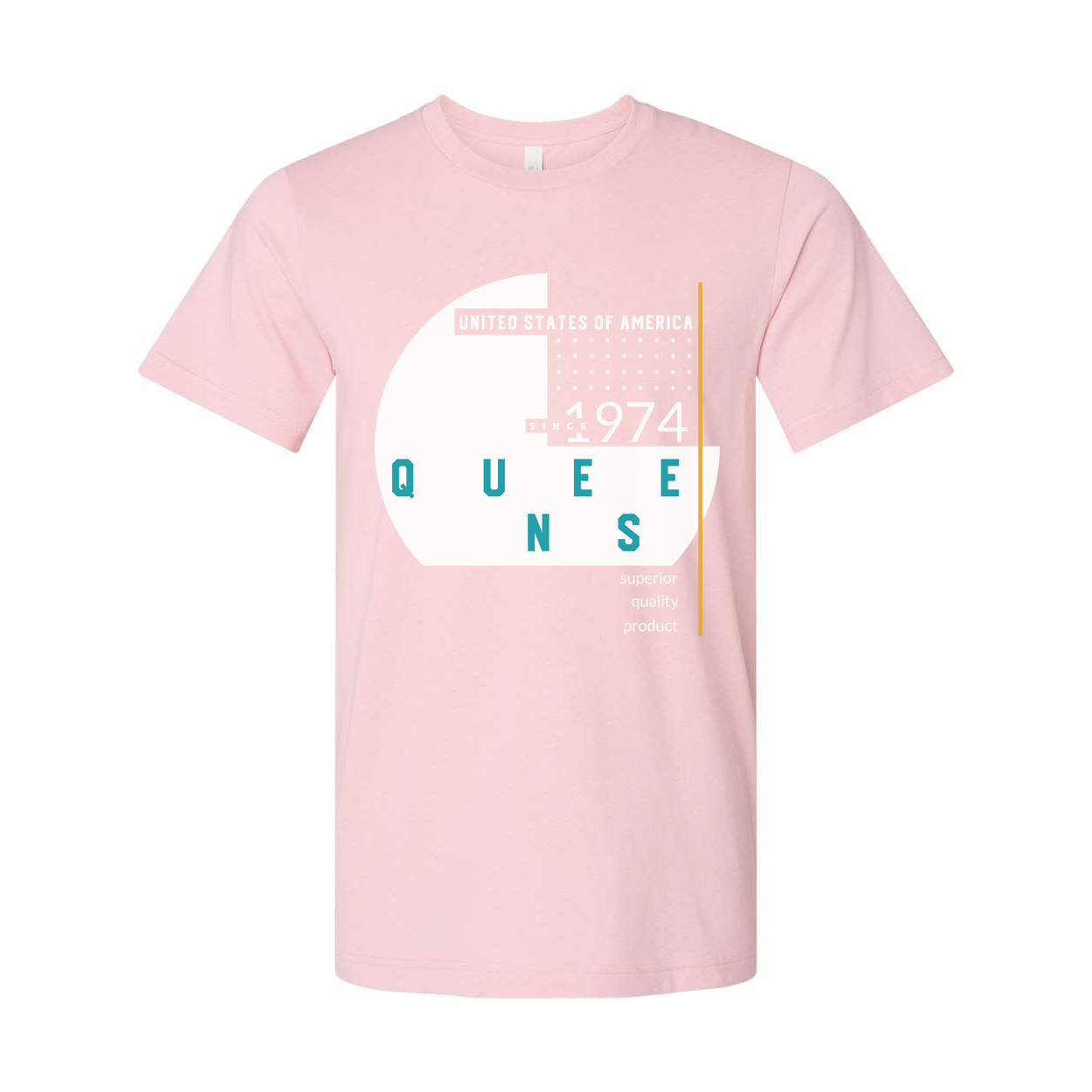 Queens Unisex Graphic Tee T Shirt With United States Design Since 1974