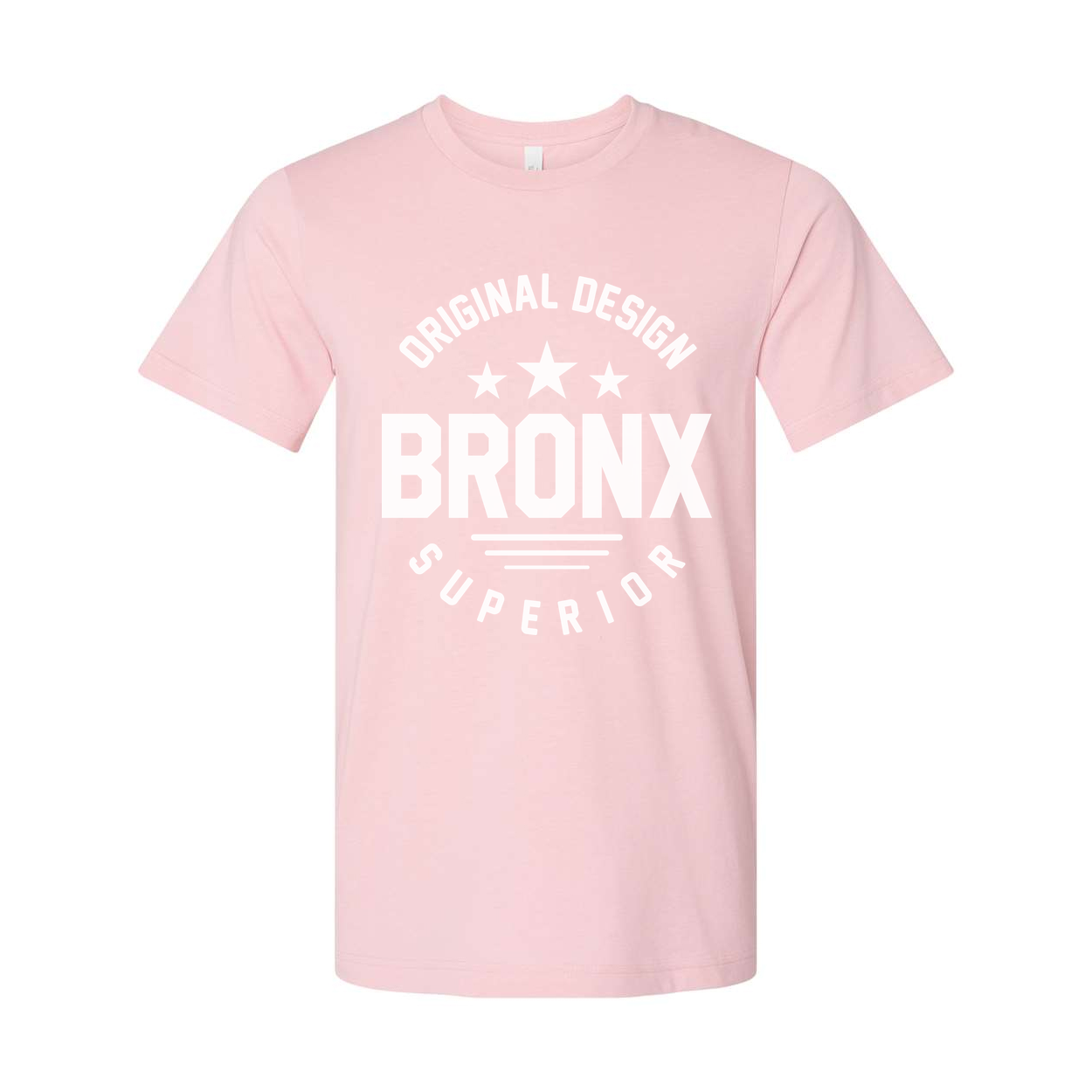 Original Design Bronx Unisex Cotton T Shirt With Bold Bronx Graphic And Stars Print