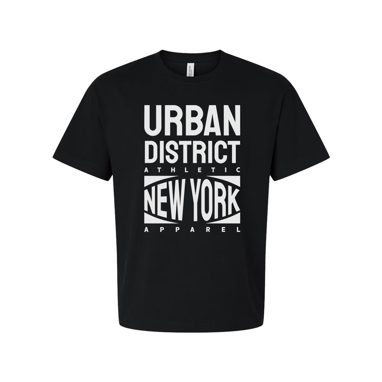 Urban District Athletic New York Apparel Unisex Short Sleeve Cotton T Shirt Graphic Logo