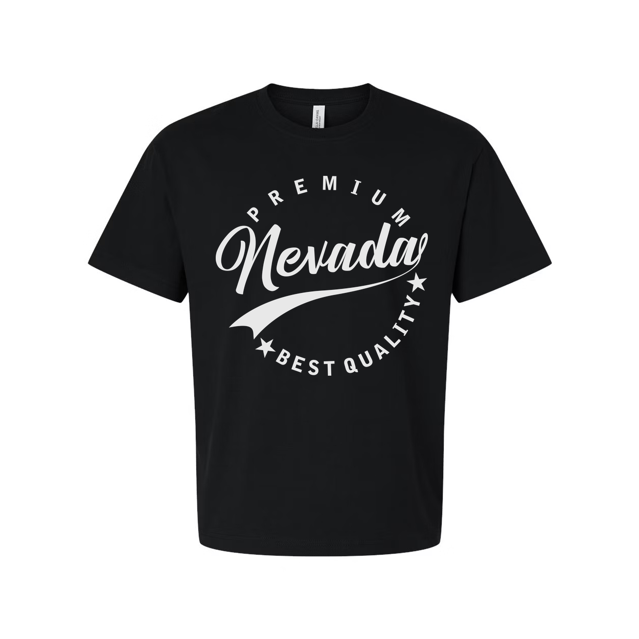 Nevady Premium Graphic T Shirt For Men And Women Unisex White Short Sleeve Tee With Logo